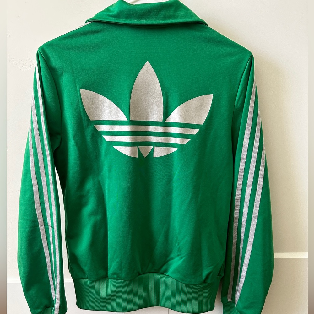 ADIDAS green jacket M